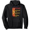 Abbigliamento Agema Roma Storia Regno Repubblica Impero Legionario Romano Felpa con Cappuccio, Unisex per Adulti, Nero, M