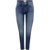 Only Onlblush Mid Sk Ank Raw Rea0730noos Jeans Skinny Donna