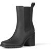 Amazon Essentials Stivali Chelsea a Metà Polpaccio con Tacco Donna, Nero, 36 EU