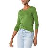 Amazon Essentials Maglione Girocollo Leggero A Maniche Lunghe (Taglie Forti Disponibili) Donna, Verde, XL