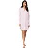 Amazon Essentials Camicia da Notte con Bordi Tubolari (Taglie Forti Disponibili) Donna, Rosa, L