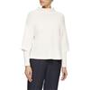 s.Oliver Felpa Loose in Scuba con Spalle sovrapposte, Natur, 50