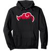 Naruto Shippuden Akatsuki Silhouette Anime Felpa con Cappuccio, Unisex per Adulti, Nero, M