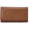 Amazon Essentials Portafoglio Continental Lungo in Pelle con Patta Donna