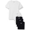 Amazon Essentials Maglietta Intima Con Scollo A V, Traspirante, In Cotone Uomo, Pacco da 6