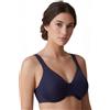 Selene, Reggiseno Contenitivo Donna con Spalline Larghe Comfort e Ferretto, Senza Imbottitura, Collezione Lorea, Colore Blu, Taglia 7D