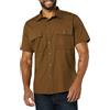 Amazon Essentials Camicia Multiuso con Due Tasche a Maniche Corte vestibilità Standard Uomo, Verde Oliva Scuro, L