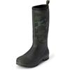 Amazon Essentials Stivali Wellington Impermeabili in Neoprene Uomo, Mimetico Oliva, 45 EU