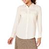 Amazon Essentials Camicia con Tasche a Maniche Lunghe in Georgette dalla vestibilità Comoda Donna