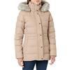 Tommy Hilfiger TYRA DOWN JKT WITH FUR, Piumini Donna, Beige, XS