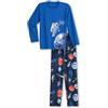 CALIDA Kids Space Set di Pigiama, Galaxy Blue, 128-134 Bambini e Ragazzi