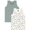 Petit Bateau A0flg Biancheria Intima Giorno Bambini e Ragazzi
