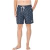 Nautica Men's Quick Dry all Over Classic Anchor Print Swim Trunk, Navy, Large