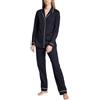 Calida Donna Night Lovers Set di Pigiama Not Applicable, Lapis Blu Scuro, L