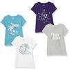 Amazon Essentials Disney | Marvel | Star Wars | Frozen | Princess T-Shirt a Maniche Corte Bambine e Ragazze, Confezioni Multiple