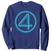 Marvel Studios The Fantastic Four: First Steps Costume Icon Felpa, Unisex per Adulti, Navy, L