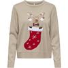 ONLY Onlxmas Shine LS Oneck Knt Onlxmas Shine LS Oneck Knt Donna (Pacco da 1)