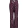 ONLY Onlsadie CC Otw - Pantaloni in Finta Pelle, Mauve Wine, S