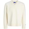 JACK & JONES Jornorrebro Knit V-Neck, Sale Marino, XL