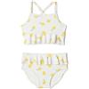 Amazon Essentials x Sofia Grainge Costume da Bagno Due Pezzi con Spalline Incrociate Bambine e ragazze