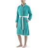 Top Towel Accappatoio da donna in spugna 100% cotone 500 g/m² - Cintura in cotone, tasche interne, collo semi-imbuto, maniche a giro, asciugatura rapida, lavabile in lavatrice a 30°C