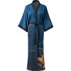 Ledamon Kimono Robe Accappatoio, Blu Scuro, Taglia Unica Donna