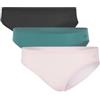 Adidas Bikini (3pk) - Sport Active Light Flex-Packaged Panties - Bequeme Unterwäsche Mutande da Uomo Donna