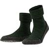 FALKE Cosyshoe M Hp lana con suola in gomma 1 paio, Calze da casa Unisex Adulto, Verde Green Melange 7318, 37-38