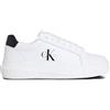 Calvin Klein Donna Sneakers con Suola Preformata Chunky Mono in Pelle