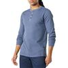 Amazon Essentials Serafino a Nido D'Ape a Maniche Lunghe Regular Fit Uomo, Indaco, M