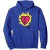 One Tree Hill Clothes Over Bros Heart Felpa con Cappuccio, Unisex per Adulti, Blu Reale, S