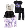 Amazon Essentials Disney | Marvel | Star Wars | Frozen | Princess Set di Capi da combinare e Abbinare Bambine e Ragazze, Pacco da 5, Stampa Mostro, 11-12 Anni
