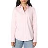 Amazon Essentials Camicia Elegante con Bottoni, in Popeline Elasticizzato Donna, Rosa Chiaro, S