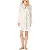 Amazon Essentials Camicia da Notte da Donna in Raso, con Bottoni, Avorio, XL