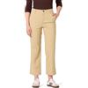 Amazon Essentials Pantaloni Kaki a Gamba Larga Slim a Vita Alta alla Caviglia Donna, Tan, 50 Lungo