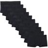 Amazon Essentials Boxer Aderenti in Jersey di Cotone Bambini e ragazzi, Confezione da 10, Nero, 2 anni
