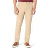 Amazon Essentials Pantaloni Elasticizzati Antipiega Uomo, Marrone Chiaro Kaki, 34W / 32L
