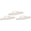 Amazon Essentials Infradito Donna, Pacco da 3, Bianco Brillante, 39.5 EU