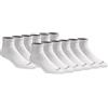 Dickies Dri-Tech Moisture Control Quarter Socks, Available in M-XXL (6, 18 Pairs) Calzini Casual, Bianco Tinta Unita (12 Paia), M (Pacco Uomo