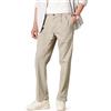 Amazon Essentials Pantaloni Chino Plissettati Anti-Piega, Vestibilità Classica (Disponibili in Taglie Forti) Uomo, Cachi Beige, 32W / 28L
