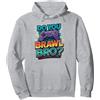 Humor Brawl Bro Controller per Le Stelle di Brawl Showdown, i Divertenti Giocatori Non Hanno Tempo Brawl Bro Felpa con Cappuccio, Unisex per Adulti, Grigio Melange, S
