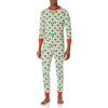 Amazon Essentials Disney | Marvel | Star Wars Pigiama in cotone aderente Uomo, Mickey Holiday - Mens Snug-fit, S
