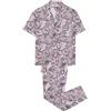 Women'secret Long Pyjama Mix And Match Weekend Scape Pigiama da Donna, Viola, XS