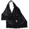 Amazon Essentials Bralette Halter con Scollo a V Profondo Non Imbottita, senza Ferretto, in Morbido Pizzo Elasticizzato Donna, Confezione da 2, Nero, XL