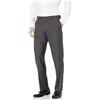 Amazon Essentials Pantaloni Eleganti Elasticizzati Anti-Piega dal Taglio Classico Uomo, Carbone, 31W / 28L