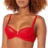 Freya Signature Underwire Plunge Bra Reggiseno con Scollatura a V, Opaque, Rosso Peperoncino, 2F Donna