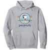 Peanuts Snoopy Woodstock, Altalena da Golf Vintage Estiva dei Peanuts, Stile retrò Felpa con Cappuccio, Unisex per Adulti, Grigio Melange, L