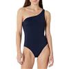 Amazon Essentials Costume da Bagno Intero Monospalla Donna, Blu Marino, 52