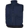 Deltaplus Delta Plus SIER2BMTM Sierra2 - Gilet multi taschino in poliestere/cotone, taglia M, blu navy, confezione da 20