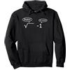getDigital Design It is complex Geek Nerd Matematica Felpa con Cappuccio, Unisex per adulti, Nero, M